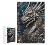 Lot de 1000 puzzles pour adolescents Steampunk Galactic Dragon Puzzle pour Adultes Jeu d'ingéniosité Décoration de la Maison Cadeaux pour Réduire Le Stress