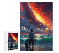 Lot de 1000 puzzles pour adolescents The Last Sunset Puzzle pour adultes Jeux amusants, mais drôles et humoristiques Unique Anniversaires 1000 pièces