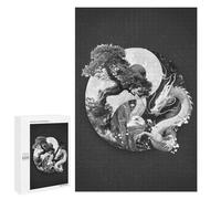 Lot de 1000 puzzles pour adolescents Yin Yang Bonsaï Dragon Puzzles pour adultes Jeu à main Assemblage de motifs Cadeaux uniques pour anniversaire et Noël 1000 pièces