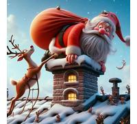 Lot de 1000 puzzles pour adultes, Père Noël de Noël, ensemble de puzzles difficiles et difficiles, meilleures décorations de jeu de puzzles, jouets de loisirs à faire soi-même, jouet adapté à la