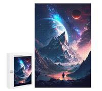 Lot de 1000 puzzles pour adultes Stellar Twilight Galaxy Puzzle pour Adultes Jouet Décoration murale Décoration de la maison 1000 pièces