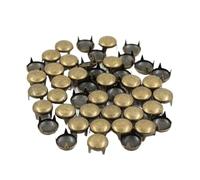 Lot de 1000 rivets ronds en métal à 4 griffes, clous et pointes, for bricolage, cuir, rivets punk dorés/argentés, for vêtements, jeans, sacs, 6/7/8/9/10/12 mm(Bronze,7MM)