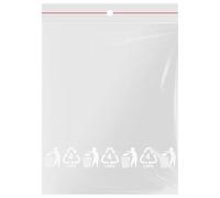 Lot de 1000 sachets plastique ZIP 20 x 25 cm - sachet ZIP transparent de qualité supérieure