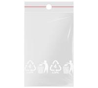 Lot de 1000 sachets plastique ZIP 8 x 12 cm - sachet ZIP transparent de qualité supérieure