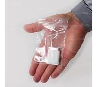 Lot de 1000 Sachets plastiques à fermeture ZIP 70x100mm avec trou de suspension