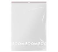 Lot de 1000 sachets ZIP 30 x 40 cm - sachet plastique ZIP transparent de qualité supérieure