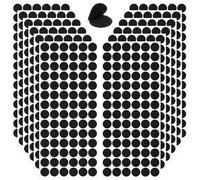 Lot de 1008 bandes Velcro autocollantes rondes de 15 mm - 504 paires - Velcro solide à coller pour papier, métal, plastique, cuir, artisanat