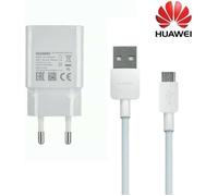 Lot de 100x Huawei Original - Chargeur Secteur USB 2A + Cable Cordon 1m en microUSB Pour téléphone P Smart / 2019 / P Smart 2020