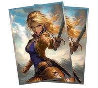 Lot de 102 pochettes de cartes Anime Rune Knight - Compatible avec MTG et TCG - Parfait pour Celes Rune Knight et Final Fantasy Commander Decks - Pochettes de jeu de cartes de qualité supérieure pour