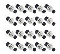 Lot de 1020 boutons poussoirs momentanés marche/arrêt - 1020 pièces en plastique et métal adaptés pour la maison, de la modélisation aux projets de bricolage, ce qui signifie qu'ils restent fermés