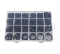 Lot de 1020 joints toriques en caoutchouc nitrile, 20 tailles avec boîte de rangement et outils de crochet pour réparation de robinet de moteur AC de voiture, assortiment noir pour bricolage