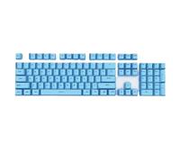 Lot de 104 cache-touches vierges pour clavier mécanique rétro-éclairé ergonomique (bleu)