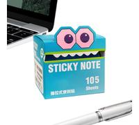 Lot de 105 feuilles de notes adhésives transparentes avec un dégradé
