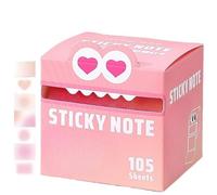 Lot de 105 feuilles de notes autocollantes à motif de monstres mignons, pour bureau, école et cadeaux (c)