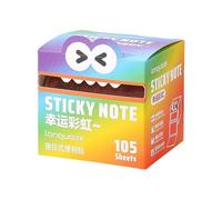 Lot de 105 petits marqueurs de page autocollants, transparents, utilisables comme onglets pour livres et onglets d'annotation d'index, repositionnables (multicolores)