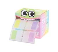 Lot de 105 petits marqueurs de page autocollants, transparents, utilisables comme onglets pour livres et onglets d'annotation d'index, repositionnables (multicolores)