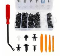 Lot de 105 Pièces Kit de Rivets Plastiques Expansibles pour Voitures Rivets Plastiques Universels Six Tailles Universelles Fixation et Réparation des Composants de Carrosserie Accessoire Voiture Clips