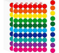 Lot De 1050 Autocollants À Pois Colorés, 10 Étiquettes Rondes À Pois De Couleur Vive Pour Entrepôt, Vente Au Détail, Organisation À Domicile, Salle De Classe, Bureau, Service Alimentaire Et Médical