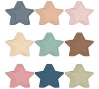 Lot de 108 découpes en forme d'étoile en papier 8,9 cm pour confettis à cinq pointes pour mariage, Noël, salle de classe, tableau d'affichage, décoration de salle de classe