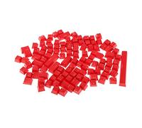 Lot de 108 touches de rechange en ABS colorées et translucides pour clavier mécanique personnalisé, soulage la fatigue des touches - Rouge