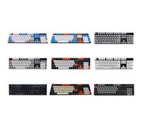 Lot de 108 touches de rechange PBT résistantes à la lumière pour clavier de jeu mécanique