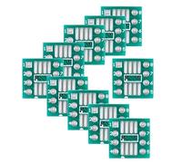Lot de 10pcs Cartes PCB de Conversion MSOP8 SOP8 SOIC8 SSOP Vers DIP8 platine adaptateur pour Laboratoire Bricolage Réparation d'équipements électroniques Industriels 065mm/127mm