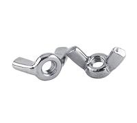 Lot de 10pcs Ecrous à Oreilles Filetage Métrique en Acier Inoxydable 316(M6)