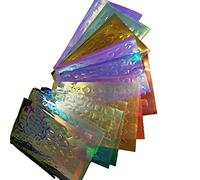 Lot de 11 autocollants pour nail art - Effet aurore - Pour décoration de fête - Pour manucure