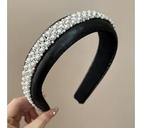 Lot de 11 bandeaux décoratifs de luxe avec perles et cristaux, bandeaux de mariage, accessoires pour cheveux tempérament, design large