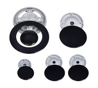 Lot de 11 cache-brûleurs de de cuisson - Résistants à la chaleur - En métal durable - Accessoires de cuisinière avec ajustement