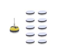 Lot De 11 Disques De Polissage En Coton Éponge De 5 Cm, Accessoires For Outils De Travail Du Bois Avec Plaque De Support De 50 Mm, Compatibles Avec Dremel 3000 Et 4000