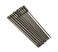 Lot de 11 embouts magnétiques professionnels pour tournevis Torx - Chaque embout mesure 150 mm de long et s'adapte à une gamme d'outils