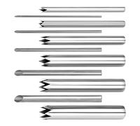 Lot de 11 emporte-pièces pour argile en acier inoxydable - Pour perforer, graver, gratter et tracer l'argile en céramique