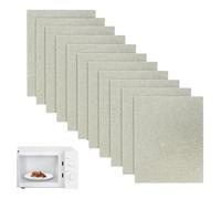 Lot de 11 feuilles de Mica pour micro-ondes universelles, plaque Mica15 x 12 cm. Mica plaques à micro-ondes. Protection et pièces de rechange de qualité supérieure pour four à micro-ondes. Pour