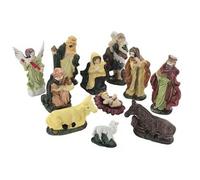 Britesta Lot de 11 Figurines pour crèche de Noël en Porcelaine peintes à la ...