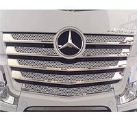 Lot de 11 garnitures de calandre avant ACTROS MP4 en acier inoxydable chromé