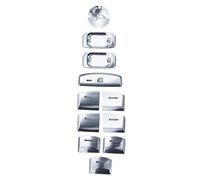 Lot De 11 Garnitures De Couvercle À Paillettes Pour Interrupteur De Lève-vitre De Porte De Voiture, Pour Civic 10e 2016-2020 Garniture intérieure(Argent)