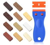 Lot de 11 Kit de Réparation de Cire dure, Cire de réparation de meubles pour Bois/Carrelage/Parquet/Laminé/Vinyle/Linoleum, Mastic de Cire pour les Rayures et les Trous tous les Meubles en Bois, Sol