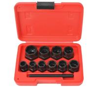 Lot de 11 Kit D'extracteur de Boulons/d'écrous - vidaXL - acier - 14 x 10 x 3,5 cm@pwu41j
