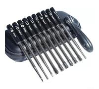 Lot de 11 outils professionnels de réglage du carburateur, pour entretien de moto et voiture avec étui de rangement facile