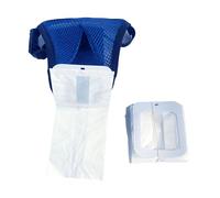 Lot de 11 Pantalons collecteurs de déchets pour Chiens âgés utilisant Un Tissu Doux et des Sacs à déchets Inclus pour Une Utilisation intérieure et extérieure, Pantalons faciles à Nettoyer pour de