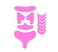 Lot De 11 Patchs Anti-rides En Silicone Pour Une Peau Lisse Et Un Ajustement Confortable Ruban Frontal Anti-âge Transparent