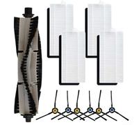 Lot de 11 pièces de rechange pour iLIFE A20, T20S, V3x, pour Polaris PVCR 3600, G2 0926W, G2 0726W, G2 1226 Robot Robot Aspirateur Kit d'accessoires en nylon et microfibre