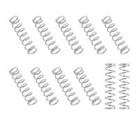 Lot de 11 ressorts de compression en acier inoxydable 304 Ressort en acier inoxydable Ressort de compression 1,2 x 10 x 40 mm Ressort de compression en métal pour remplacement et réparation