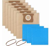 Lot de 11 sacs filtrants compatibles avec les aspirateurs humides/secs Stanley 18 à 19 litres