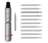 Lot de 11 tournevis de précision professionnels pour la maison avec embout interchangeable et poignée antidérapante