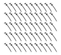 Lot de 110 attaches de câble en nylon assorties pour voiture, organiseur de faisceaux de câbles de voiture, fixation de baie moteur, noir, 9 cm (boucle de 50 attache-câbles)