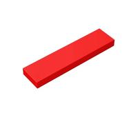 Lot de 110 briques de construction classiques 1 x 4, compatibles avec les pièces et pièces Lego 2431, ensemble de jeu créatif compatible avec toutes les grandes marques de briques (110 pièces) (rouge)