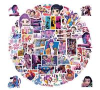 Lot de 110 Kpop demon-S hunters autocollants, Huntrix Anime autocollants, Huntrix Merch Stickers Anime,imperméables en vinyle, décoration personnalisée pour portable,voiture,valise,planche à roulette