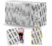 Lot de 110 pochettes de protection pour cartes à collectionner de 10 x 15 cm pour envoi postal, porte-cartes en plastique semi-rigide mieux que les feuilles en carton ondulé